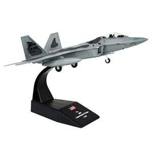 1/100 scale f-22 raptor fighter attack plane metal fighter military model fairchild republic diecast plane model for commemorate collection or gift