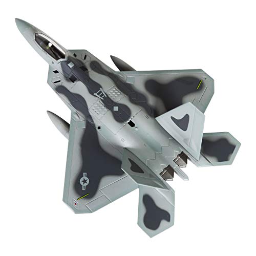 1/100 Scale F-22 Raptor Fighter Attack Plane Metal Fighter Military Model Fairchild Republic Diecast Plane Model for Commemorate Collection or Gift