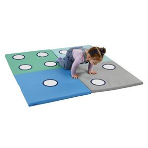 ECR4Kids SoftZone 123 Look at Me Activity Mat, Folding Playmat, Contemporary