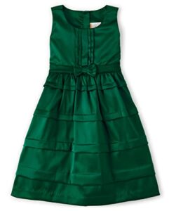 gymboree baby girls and toddler sleeveless dressy special occasion, forest green, 4t us
