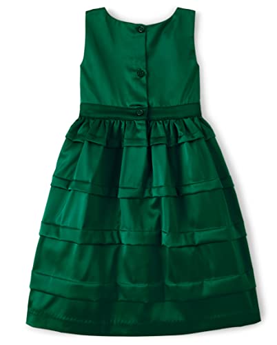 Gymboree Baby Girls and Toddler Sleeveless Dressy Special Occasion, Forest Green, 4T US