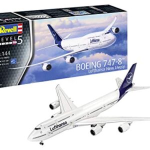 Revell 03891, Boeing 747-8 Lufthansa New Livery, 1:144 Plastic Scale Model