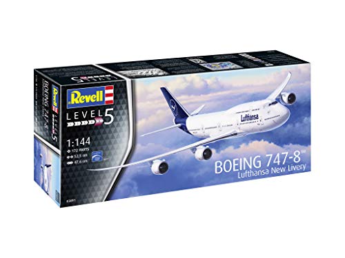 Revell 03891, Boeing 747-8 Lufthansa New Livery, 1:144 Plastic Scale Model