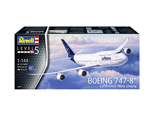 Revell 03891, Boeing 747-8 Lufthansa New Livery, 1:144 Plastic Scale Model