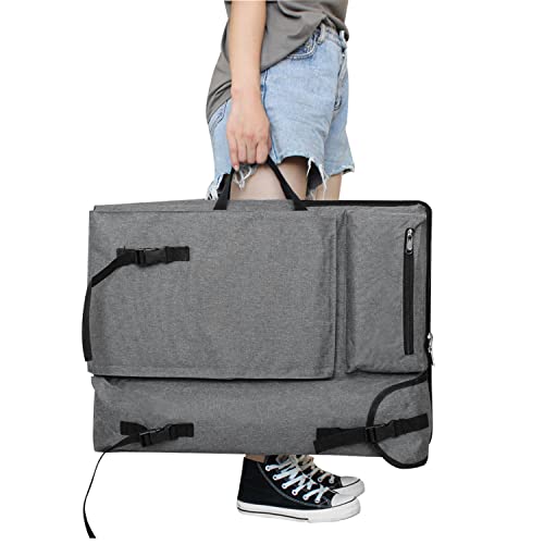 Art Portfolio Case Art Portfolio Backpack Art Supplies Storage Tote Bag Art Carrying Bag A2 4K Drawing Board Carrier Bag Art Craft Tool Organizer Bag for Art Student Sketchbook Paint Folding Easel