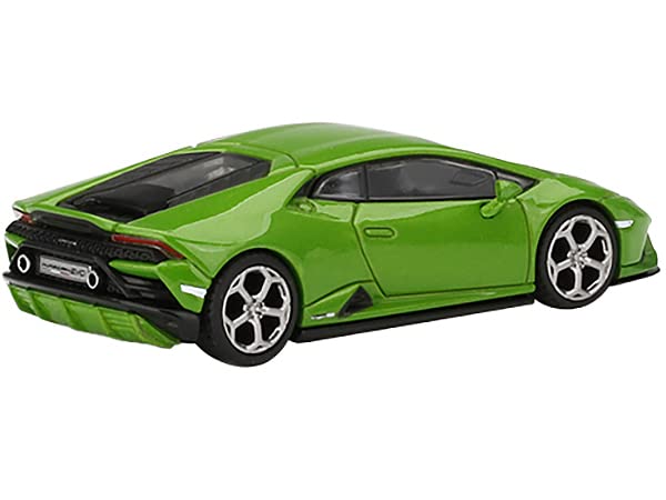 Truescale Miniatures Lambo Huracan EVO Verde Mantis Green Metallic Limited Edition to 4200 Pieces Worldwide 1/64 Diecast Model Car by True Scale Miniatures MGT00328