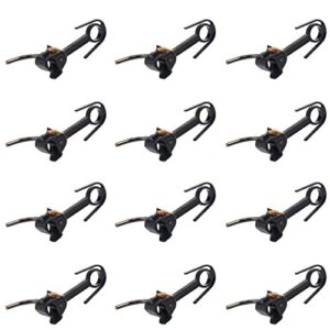 Evemodel HP0787 12pcs Model Trains HO Scale Horn Coupler Hook 20mm E-Z Mate Magnetic Knuckle Couplers for Freight Car Trains Railroad New