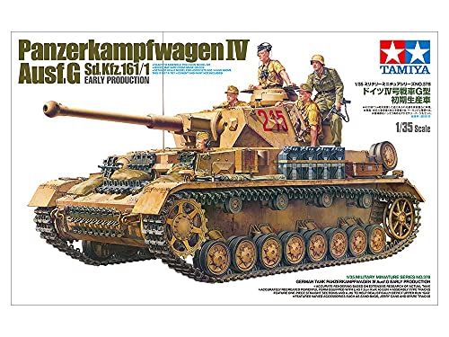 TAMIYA 1/35 German Tank Panzerkampfwagen IV Ausf. G TAM35378 Plastic Models Armor/Military 1/35