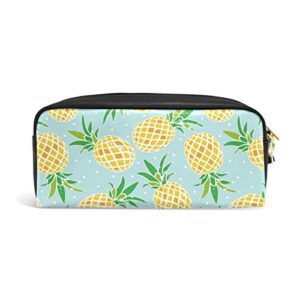 ablink cute cactus pencil pen case pouch bag with zipper for travel, school, small cosmetic bag