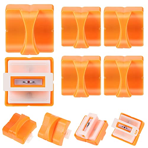 6 Pieces Paper Cutter Replacement Blades Paper Trimmer Blades Refill Craft Paper Cutting Replacement Blades for A4 Paper Cutter (Orange)