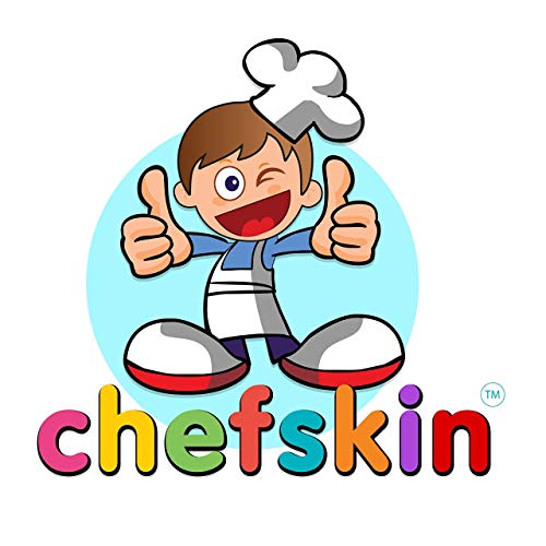 CHEFSKIN Baby Toddler Chef Hat Fully Adjustable Real Fabric Soft and Comfortable (White)