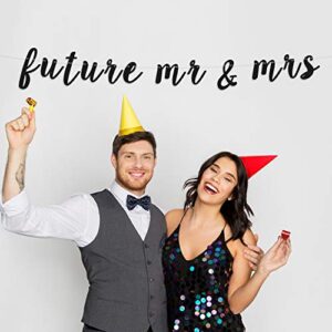 Future Mr & Mrs Banner Perfect for Bachelorette Wedding Engagement Bridal Shower Party Hanging Sign Photo Booth Props