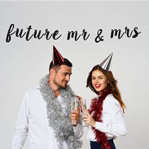 Future Mr & Mrs Banner Perfect for Bachelorette Wedding Engagement Bridal Shower Party Hanging Sign Photo Booth Props