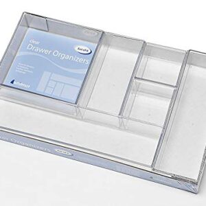 Whitmor Clear-Set Includes 6 Individual Pieces Modular Drawer Organizers, Set of 6