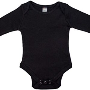 Earth Elements Baby Long Sleeve Bodysuit 12-18 Months Black