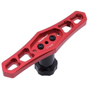 Hobbypark Hex Nut Driver Set Hexagonal Head Nut Drivers 4.0 5.5 7.0 8.0mm Hex Wrench, 17mm Wheel Wrench, RC Screw Tray RC Tools Kit for RC Car Traxxas Arrma Axial SCX10 Redcat Racing