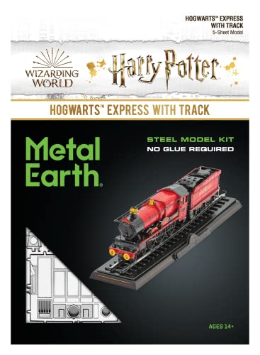 Metal Earth Harry Potter Hogwarts Express with Track 3D Metal Model Kit Fascinations