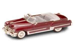 1949 cadillac coupe de ville burgundy 1/43 model car by road signature 94223 .hn#gg_634t6344 g134548ty37136