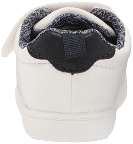 Carter's baby boys Kyle Fashion Sneaker First Walker Shoe, White, 2.5 Infant US