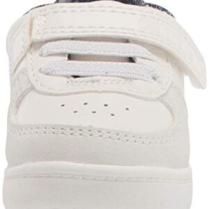 Carter's baby boys Kyle Fashion Sneaker First Walker Shoe, White, 2.5 Infant US