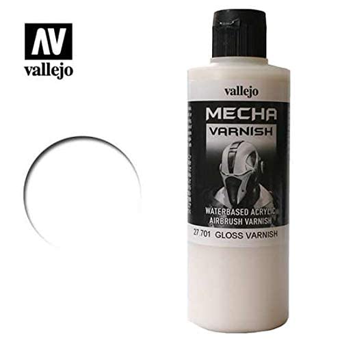 Vallejo Mecha Gloss Varnish 200ml Painting Accessories