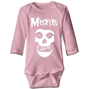 doqoseshy cute misfits baby climbing 0-24 months onesie unisex breathable toddler rompers