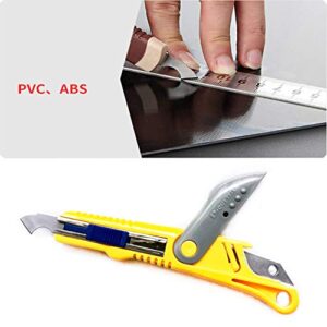 YouU 1 Acrylic Cutter and 10 Pcs Blade Set, Multi-Use Cutter with Cutting Blade（Upgraded version)