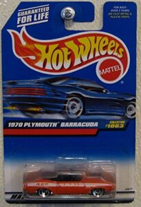 hot wheels 1970 plymouth barracuda 1/64 collector # 1063 .hn#gg_634t6344 g134548ty57357