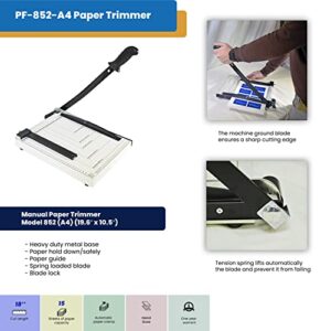 PPE PrintFinish Paper Trimmer 10 to 12 Sheet Capacity, Good for Office, School or Business, Max Cutting Size (12.5) (12.5 x 9.8)