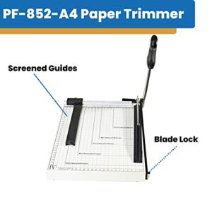 PPE PrintFinish Paper Trimmer 10 to 12 Sheet Capacity, Good for Office, School or Business, Max Cutting Size (12.5) (12.5 x 9.8)