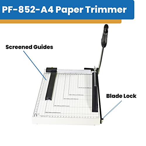 PPE PrintFinish Paper Trimmer 10 to 12 Sheet Capacity, Good for Office, School or Business, Max Cutting Size (12.5) (12.5 x 9.8)