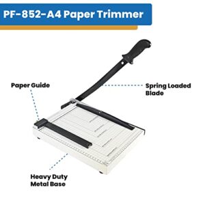 PPE PrintFinish Paper Trimmer 10 to 12 Sheet Capacity, Good for Office, School or Business, Max Cutting Size (12.5) (12.5 x 9.8)