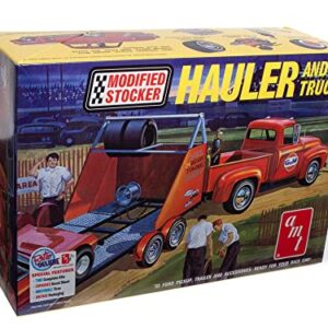 AMT 1953 Ford Pickup Modified Stocker Hauler Gulf 1:25 Scale Model Kit