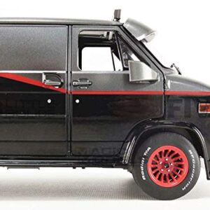 Greenlight 1/18 Hollywood The A-Team 1983-87 TV Series 1983 GMC Vandura Diecast Model Car #13521, Multi