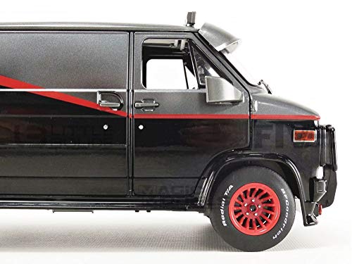 Greenlight 1/18 Hollywood The A-Team 1983-87 TV Series 1983 GMC Vandura Diecast Model Car #13521, Multi