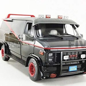 Greenlight 1/18 Hollywood The A-Team 1983-87 TV Series 1983 GMC Vandura Diecast Model Car #13521, Multi