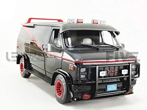 Greenlight 1/18 Hollywood The A-Team 1983-87 TV Series 1983 GMC Vandura Diecast Model Car #13521, Multi