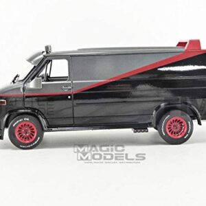 Greenlight 1/18 Hollywood The A-Team 1983-87 TV Series 1983 GMC Vandura Diecast Model Car #13521, Multi