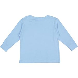 inktastic Valentine's Day Heart Toddler Long Sleeve T-Shirt 4T Light Blue F545