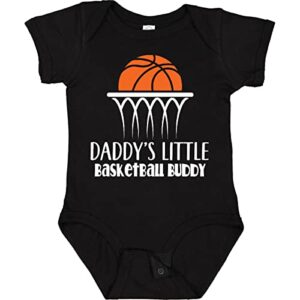 inktastic daddys little basketball buddy boys baby bodysuit newborn 0040 black 2c7ac