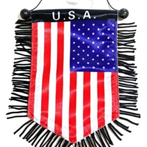 PRK 14 USA American Flags Quality Mini Banners United States of America Gifts Accessories car Home (1)