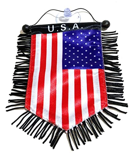 PRK 14 USA American Flags Quality Mini Banners United States of America Gifts Accessories car Home (1)