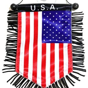 PRK 14 USA American Flags Quality Mini Banners United States of America Gifts Accessories car Home (1)