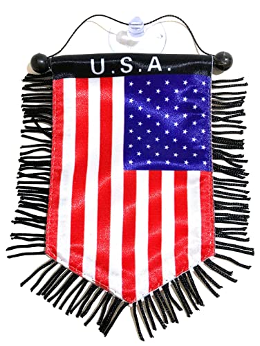 PRK 14 USA American Flags Quality Mini Banners United States of America Gifts Accessories car Home (1)