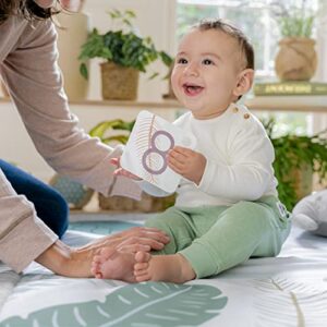 Ingenuity Sprout Spot Baby Milestone Tummy Time Activity Mat and Play Gym Unisex Ages 0+ Months 40 x 40 Inches