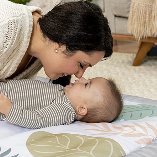 Ingenuity Sprout Spot Baby Milestone Tummy Time Activity Mat and Play Gym Unisex Ages 0+ Months 40 x 40 Inches