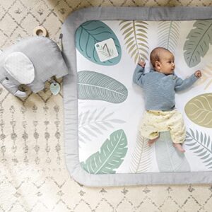 Ingenuity Sprout Spot Baby Milestone Tummy Time Activity Mat and Play Gym Unisex Ages 0+ Months 40 x 40 Inches