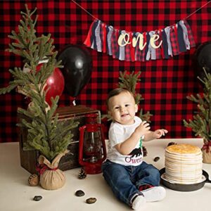 Lumberjack High Chair Banner 1st Birthday Boy - Lumberjack 1st/first Birthday Decorations,lumberjack 1st/first High Chair Banner,woodland Bear Banner,1st Birthday Lumberjack Bnner