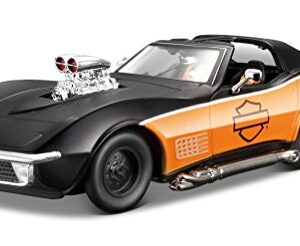 Maisto Harley-Davidson 1970 Chevy Corvette Diecast Vehicle (1:25 Scale)