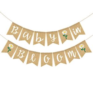 funzzy baby in bloom banner baby welcome boy girl banner welcome baby garland for boys girls baby shower decorations